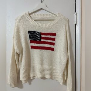 Sweater with American flag 🇺🇸